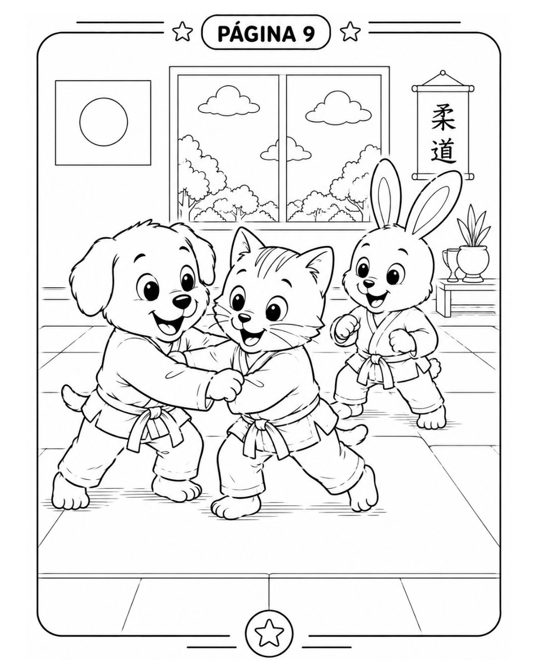 Amostra de desenho para colorir do Volume 03