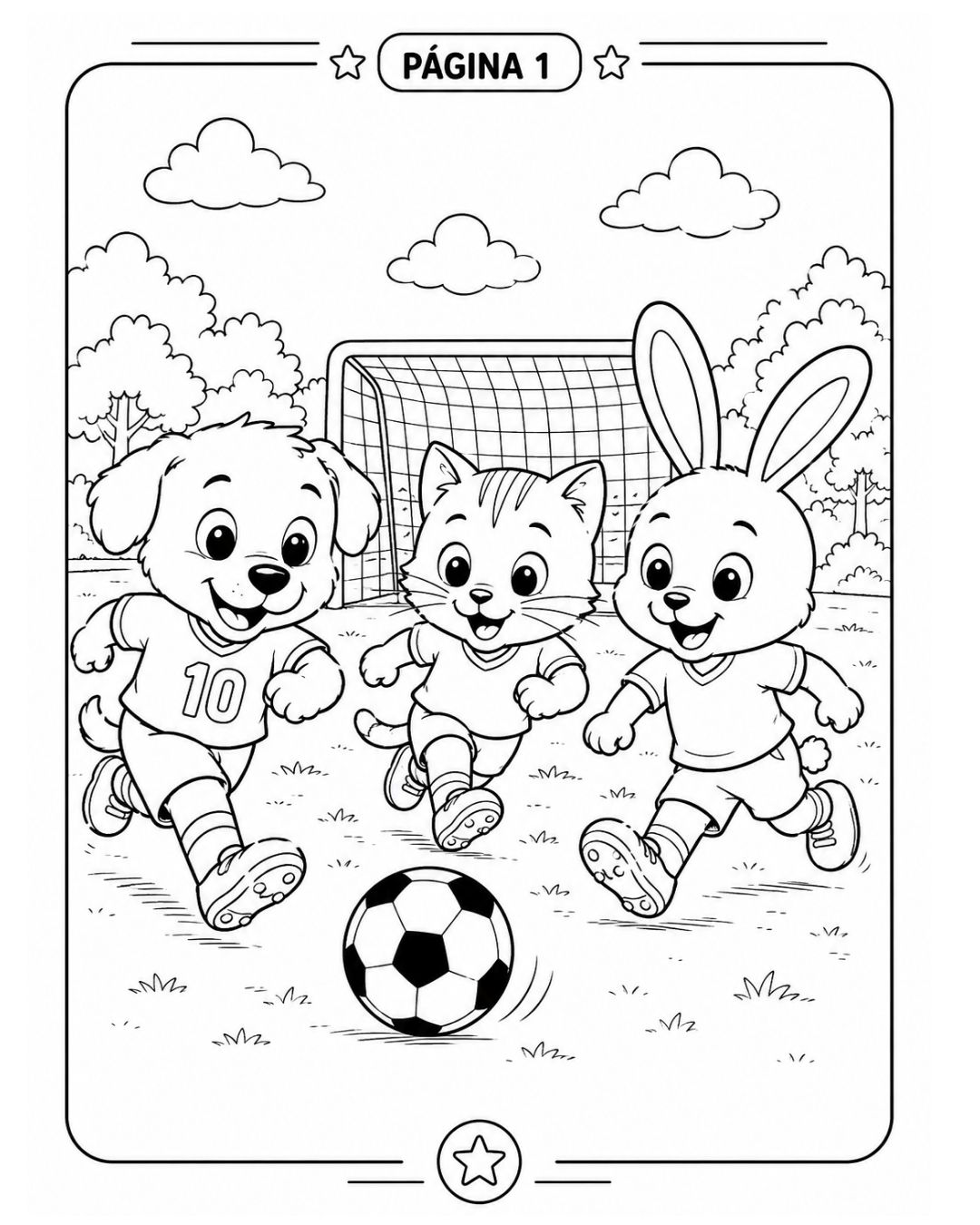 Terceira amostra de desenho para colorir do Volume 03